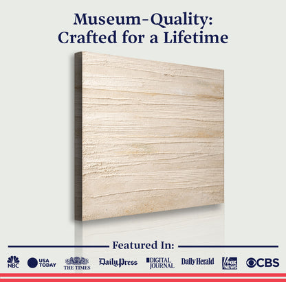 Wabi-Sabi Horizontal Lines — Scored Plaster