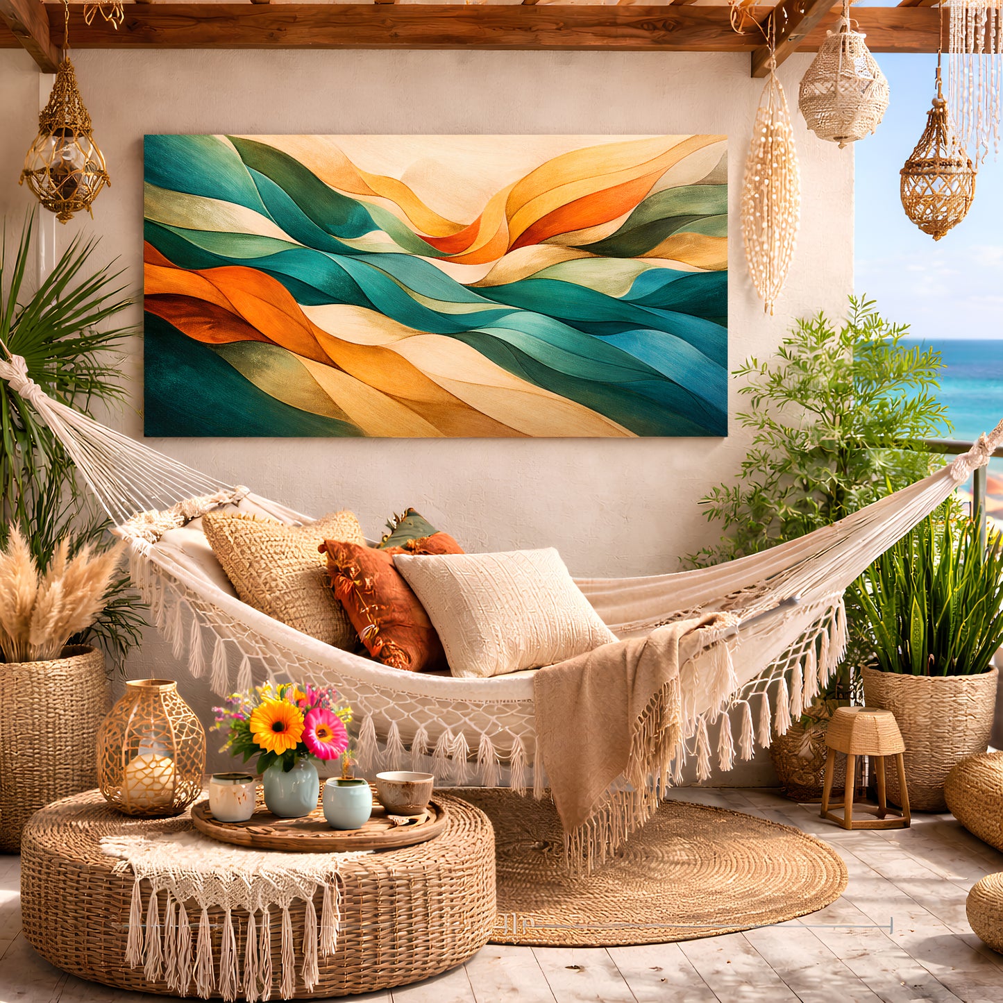 Vibrant Earth Wave Harmony