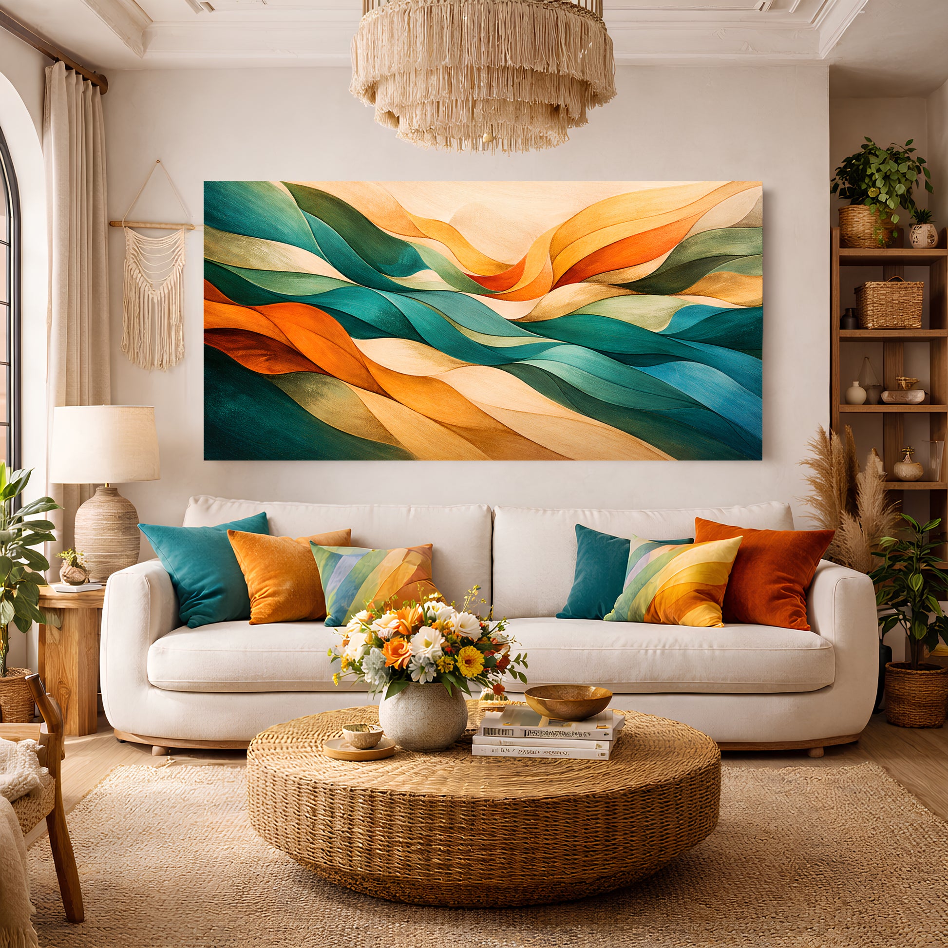 Vibrant Earth Wave Harmony