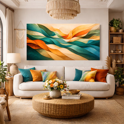 Vibrant Earth Wave Harmony