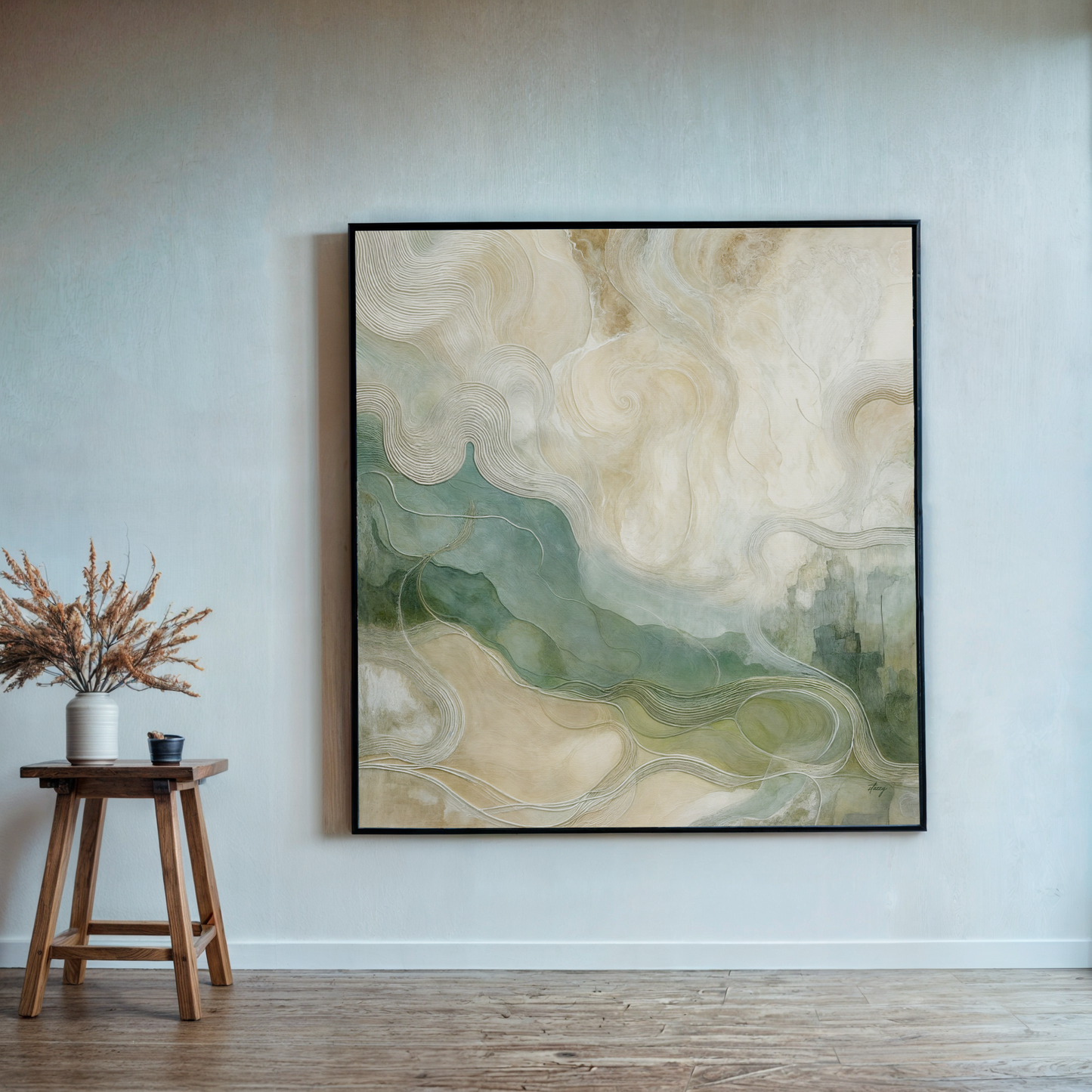 Canvas Print: "Whispering Currents"