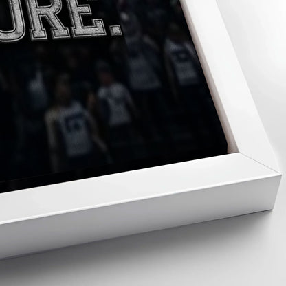 Save 33% When You Add A Frame To Your 48x24 Motivational Basketball Wall Art Canvas Now