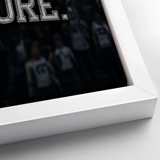 Save 33% When You Add A Frame To Your 48x24 Motivational Basketball Wall Art Canvas Now