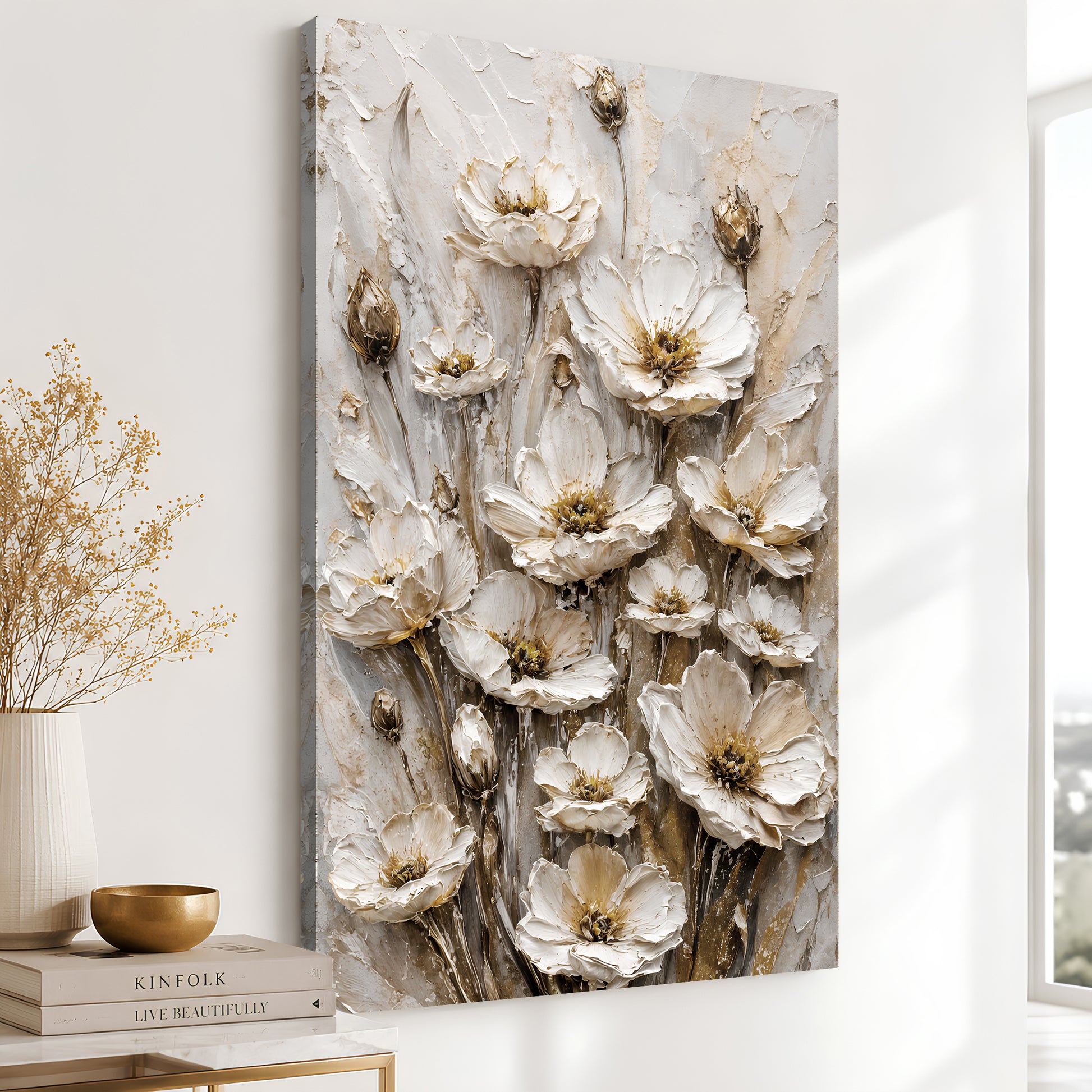 White Floral Serenity
