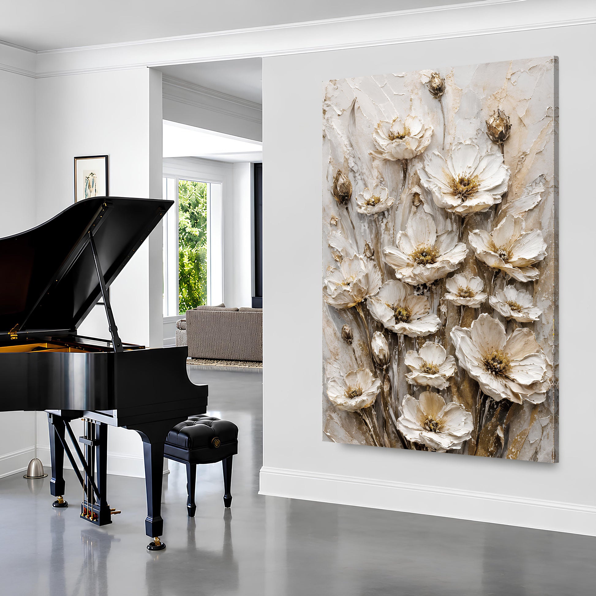White Floral Serenity