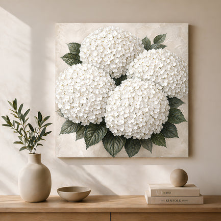 White Hydrangea Cloud
