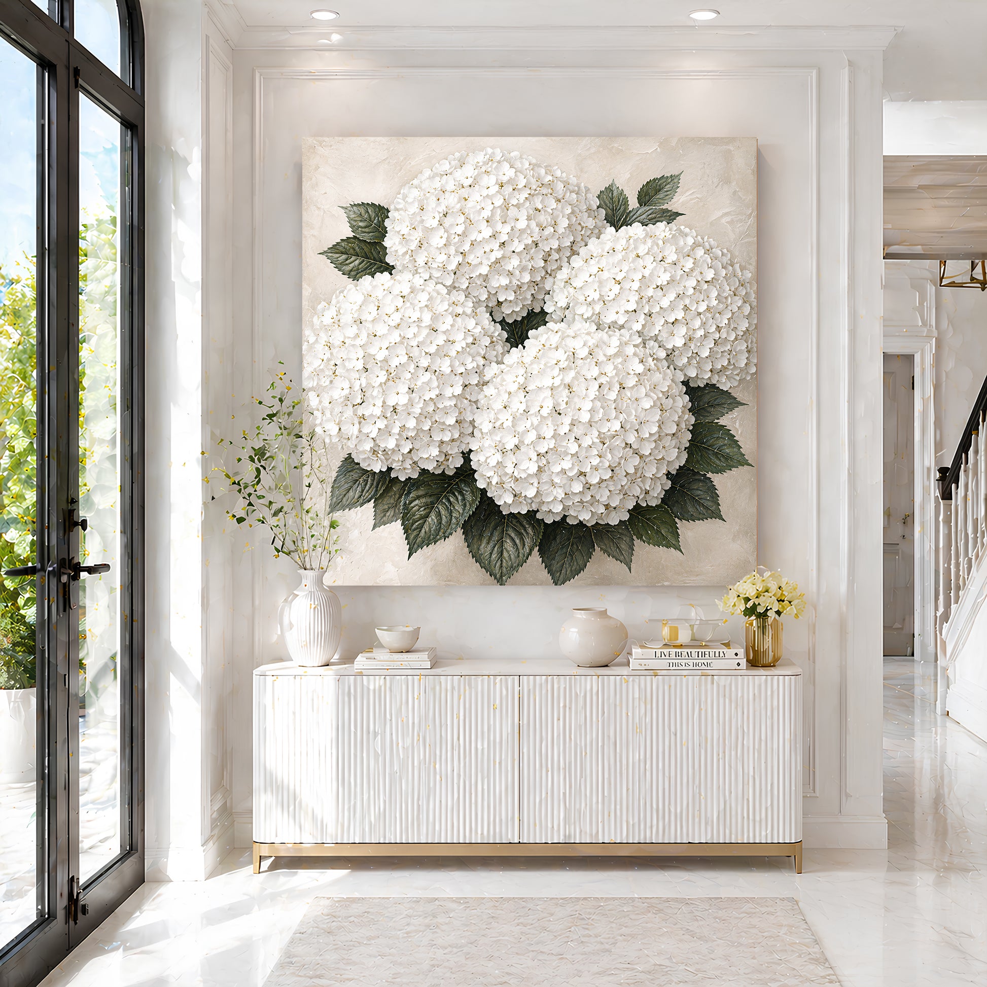 White Hydrangea Cloud