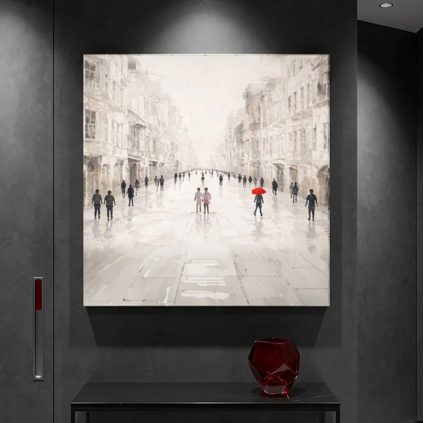 White Cityscape