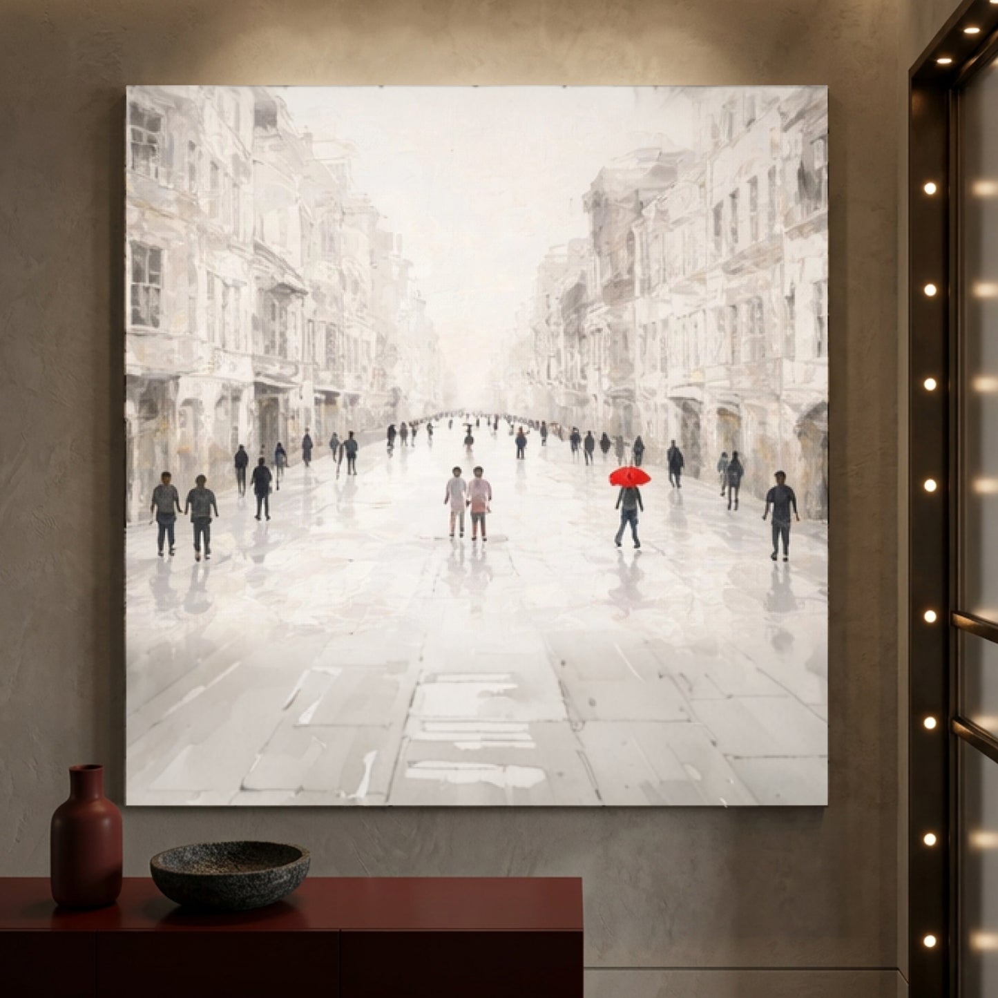 White Cityscape