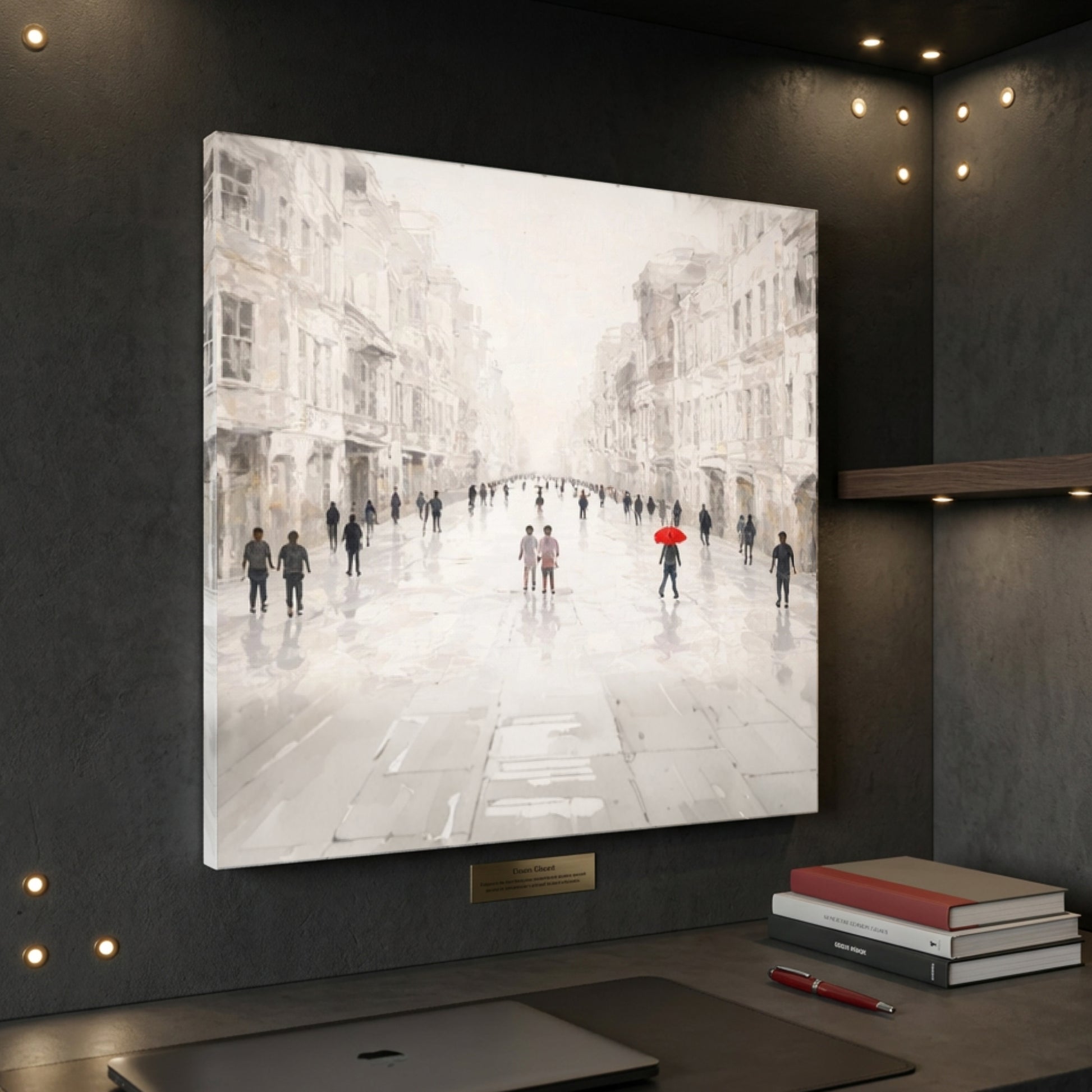 White Cityscape