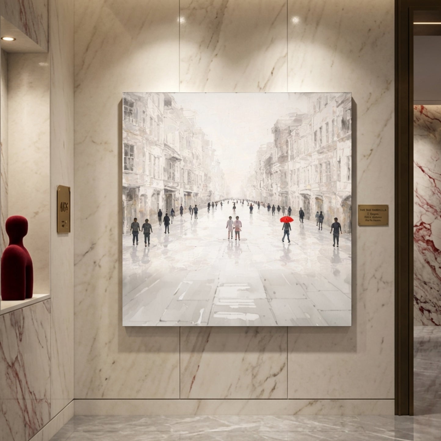 White Cityscape