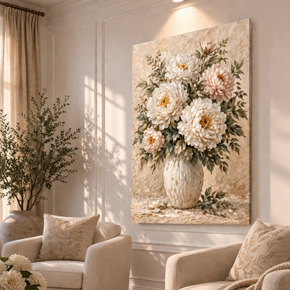 White Peony Bouquet