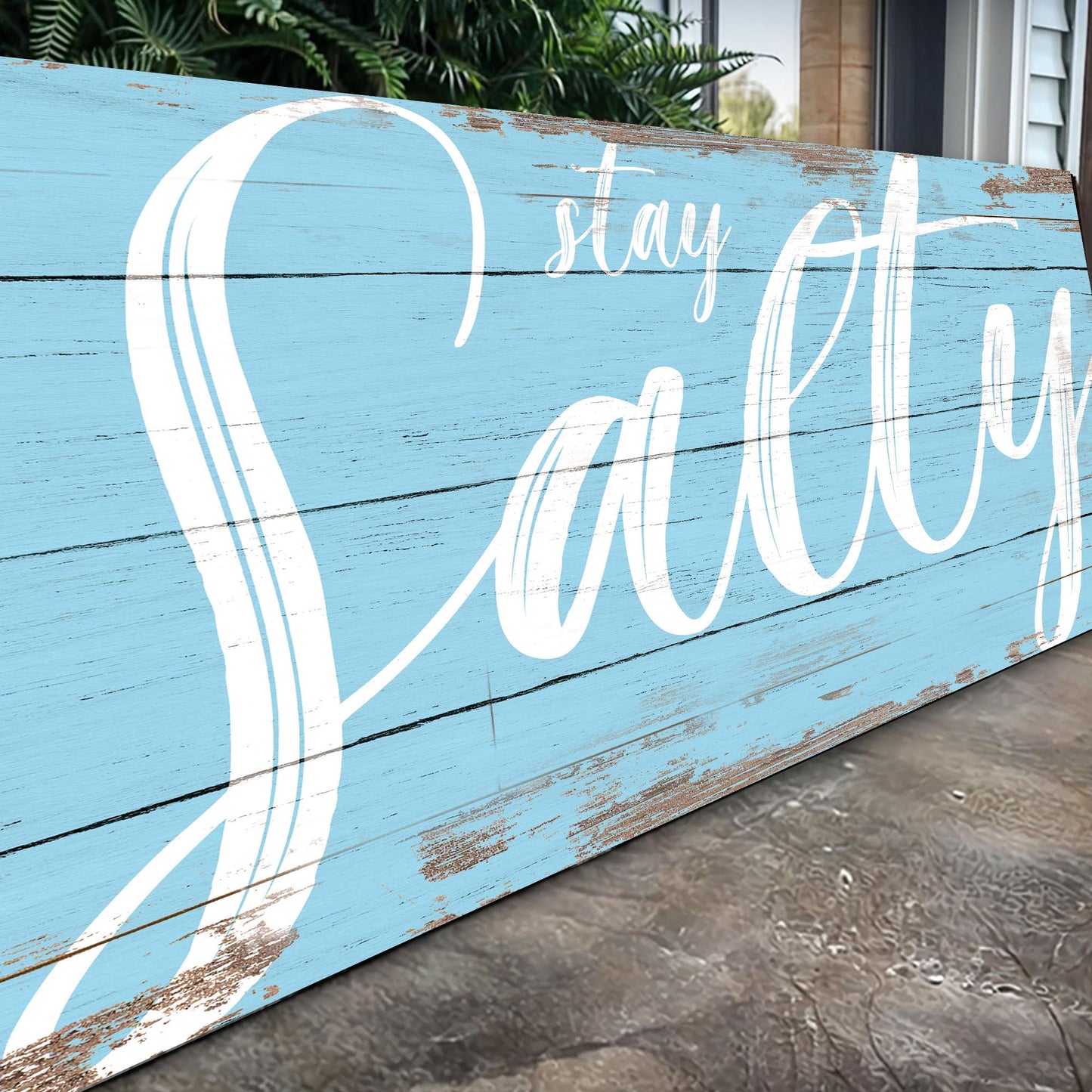 Stay Salty Coastal Sign IV