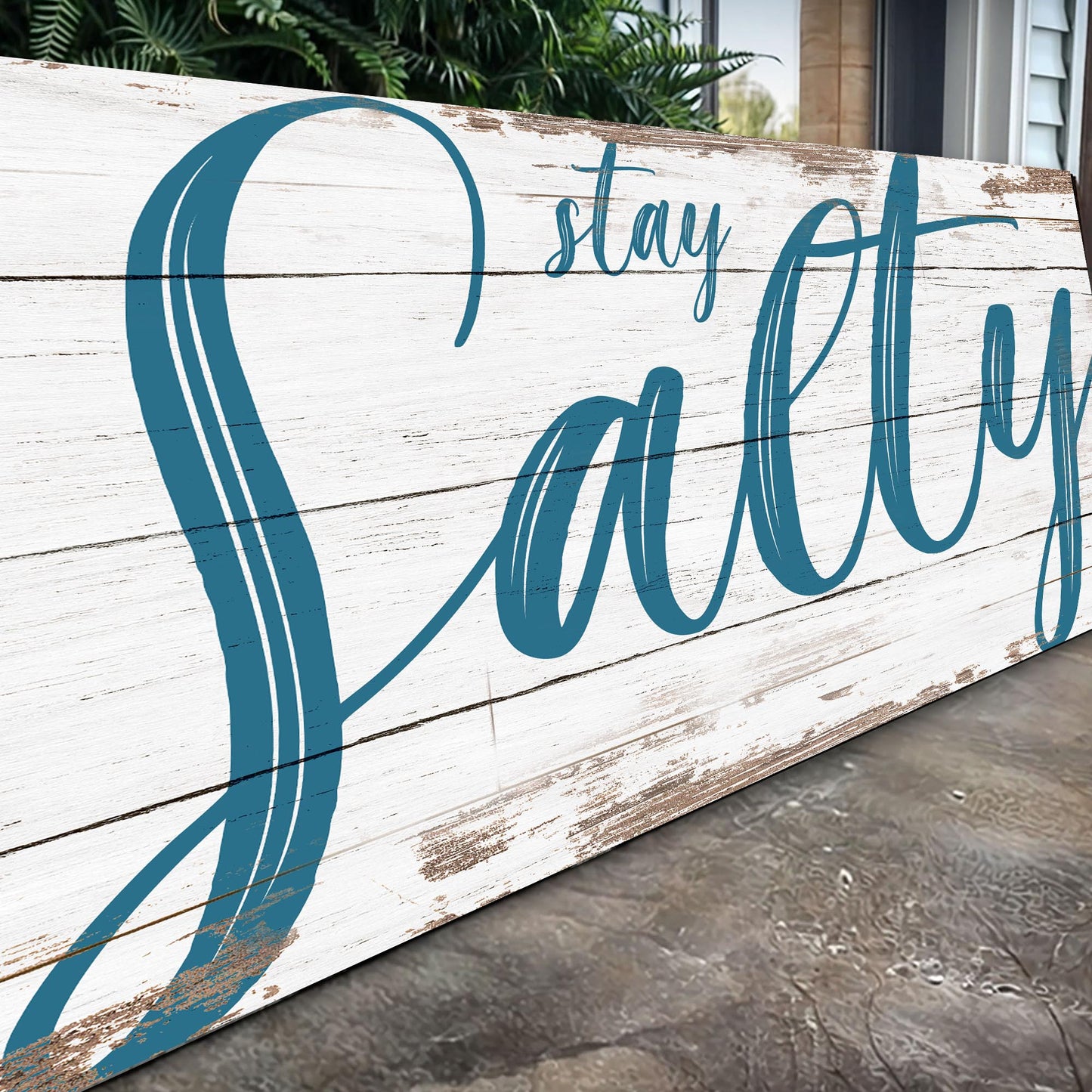 Stay Salty Coastal Sign