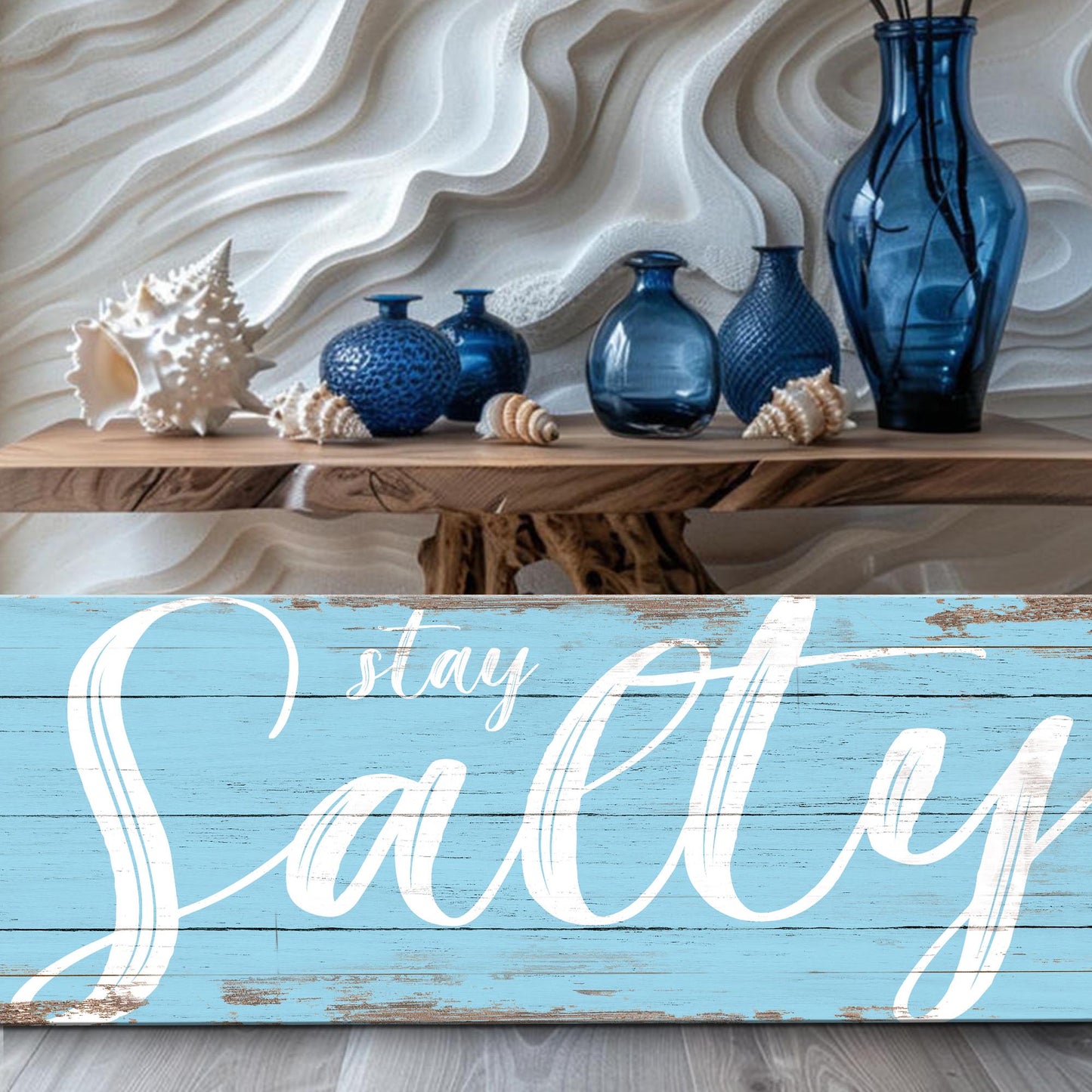 Stay Salty Coastal Sign IV