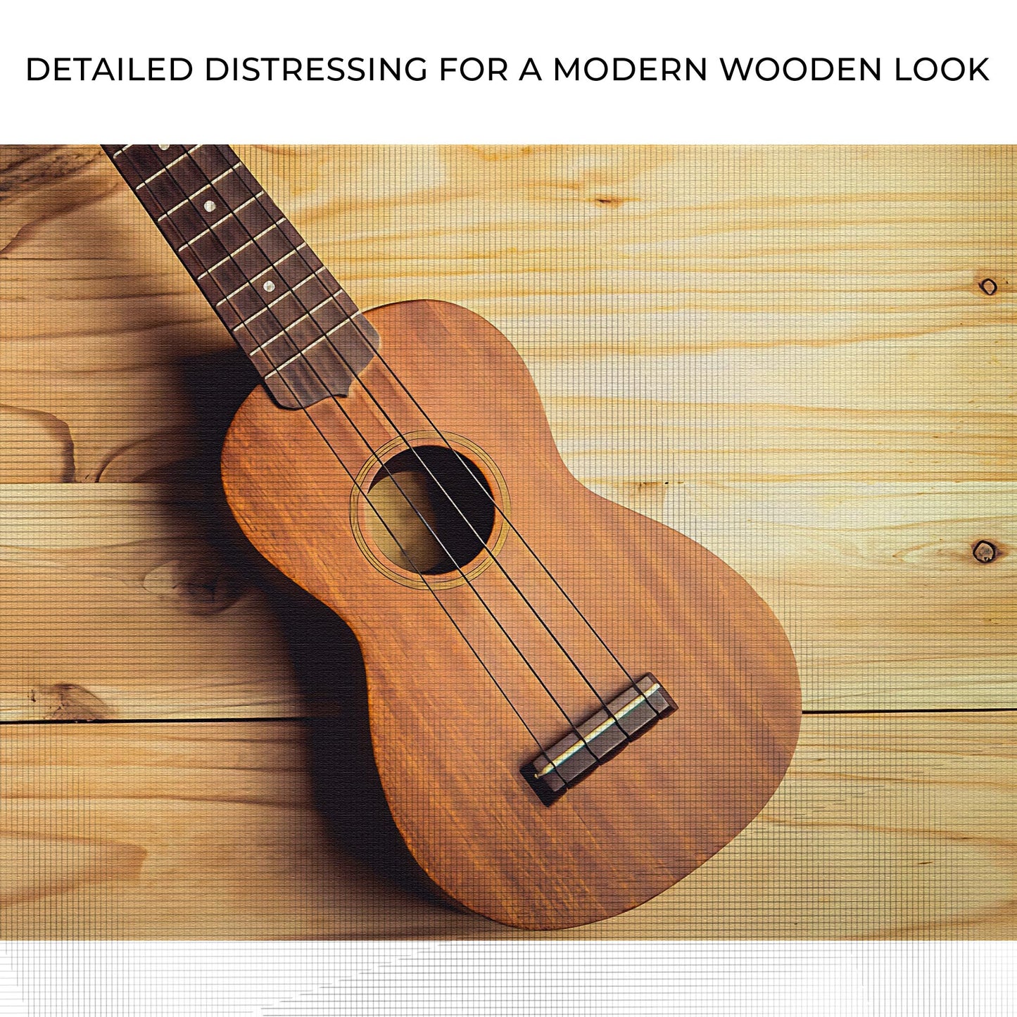 Ukulele Modern Canvas Wall Art Zoom - Image by Tailored Canvases