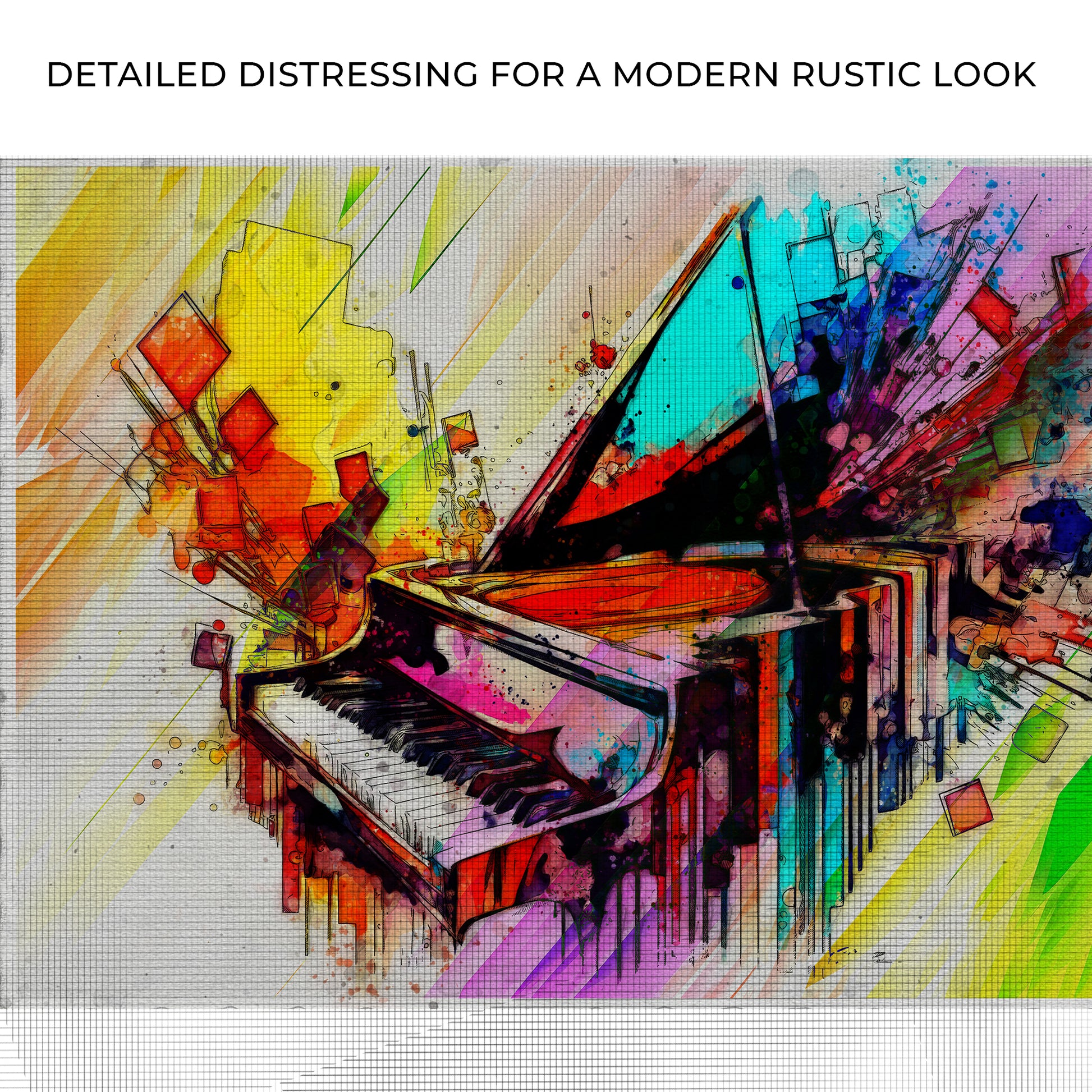 Music Genres Classical Abstract Canvas Wall Art Zoom - Image by Tailored Canvases