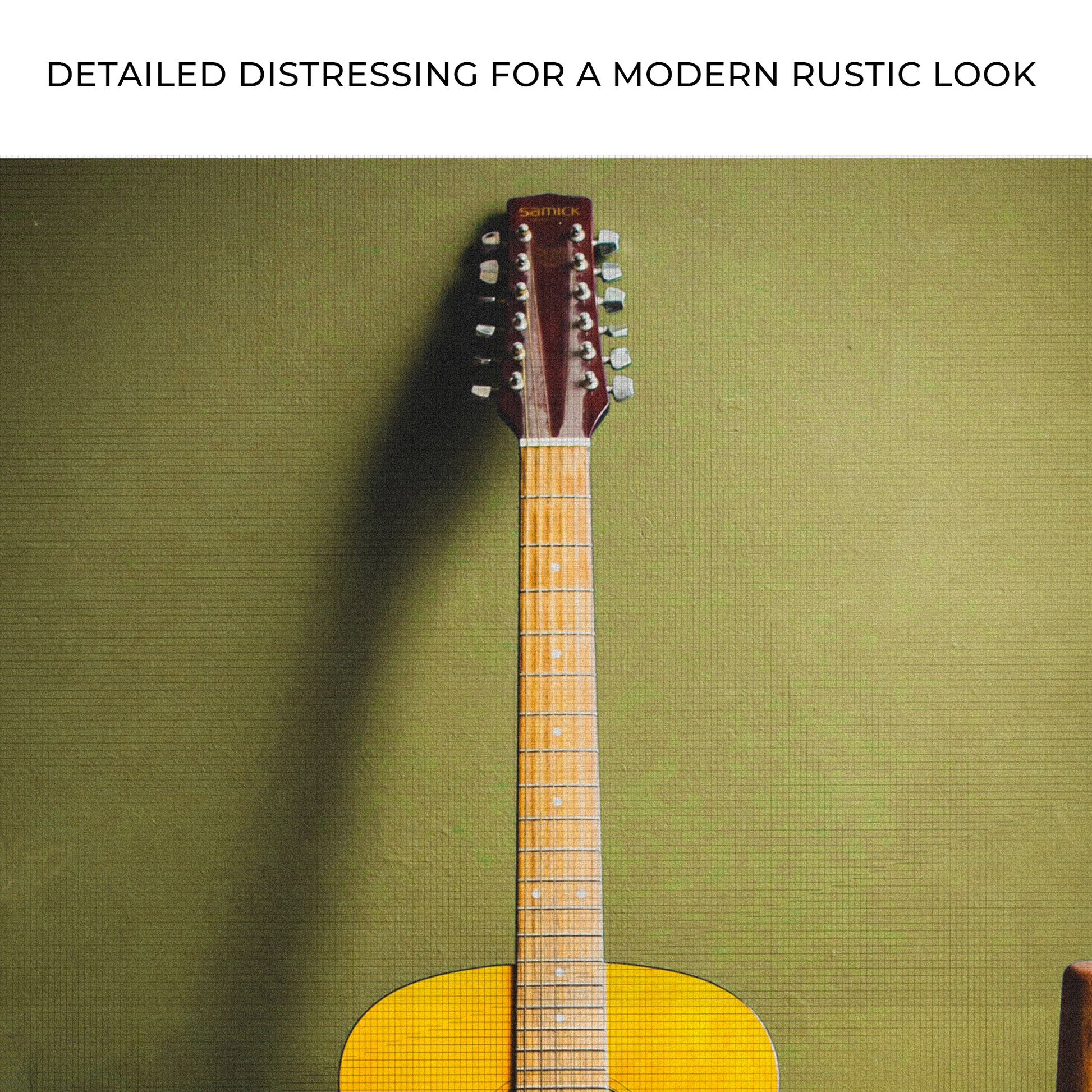 Guitar Modern Canvas Wall Art Zoom - Image by Tailored Canvases