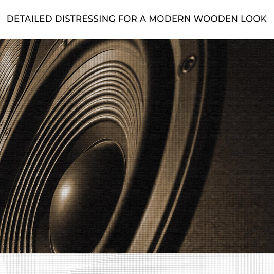 Music Equipment Speakers Sepia Canvas Wall Art Zoom - Image by Tailored Canvases