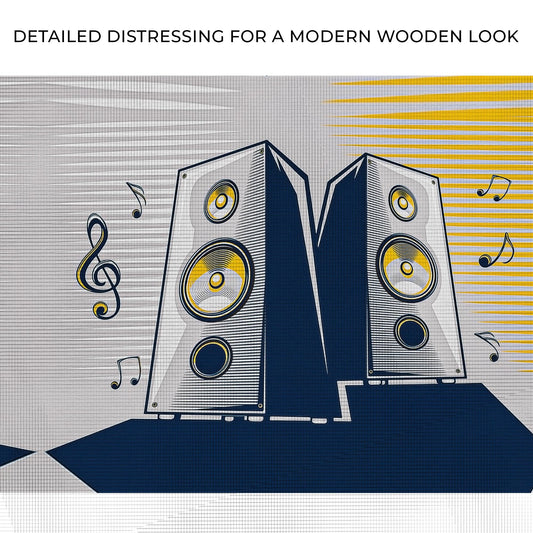 Music Equipment Speakers Pop Art Canvas Wall Art Zoom - Image by Tailored Canvases