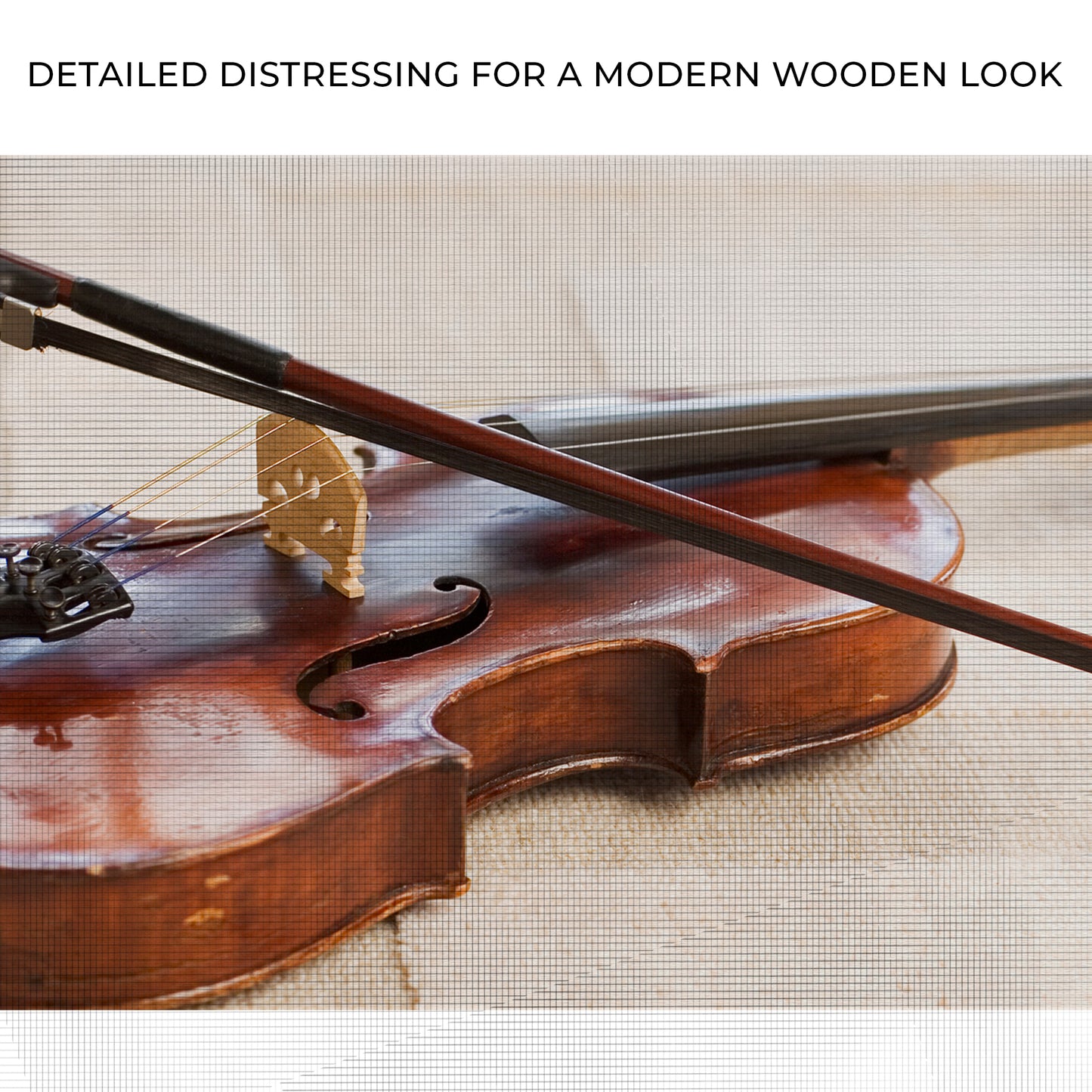 Violin Modern Canvas Wall Art Zoom - Image by Tailored Canvases