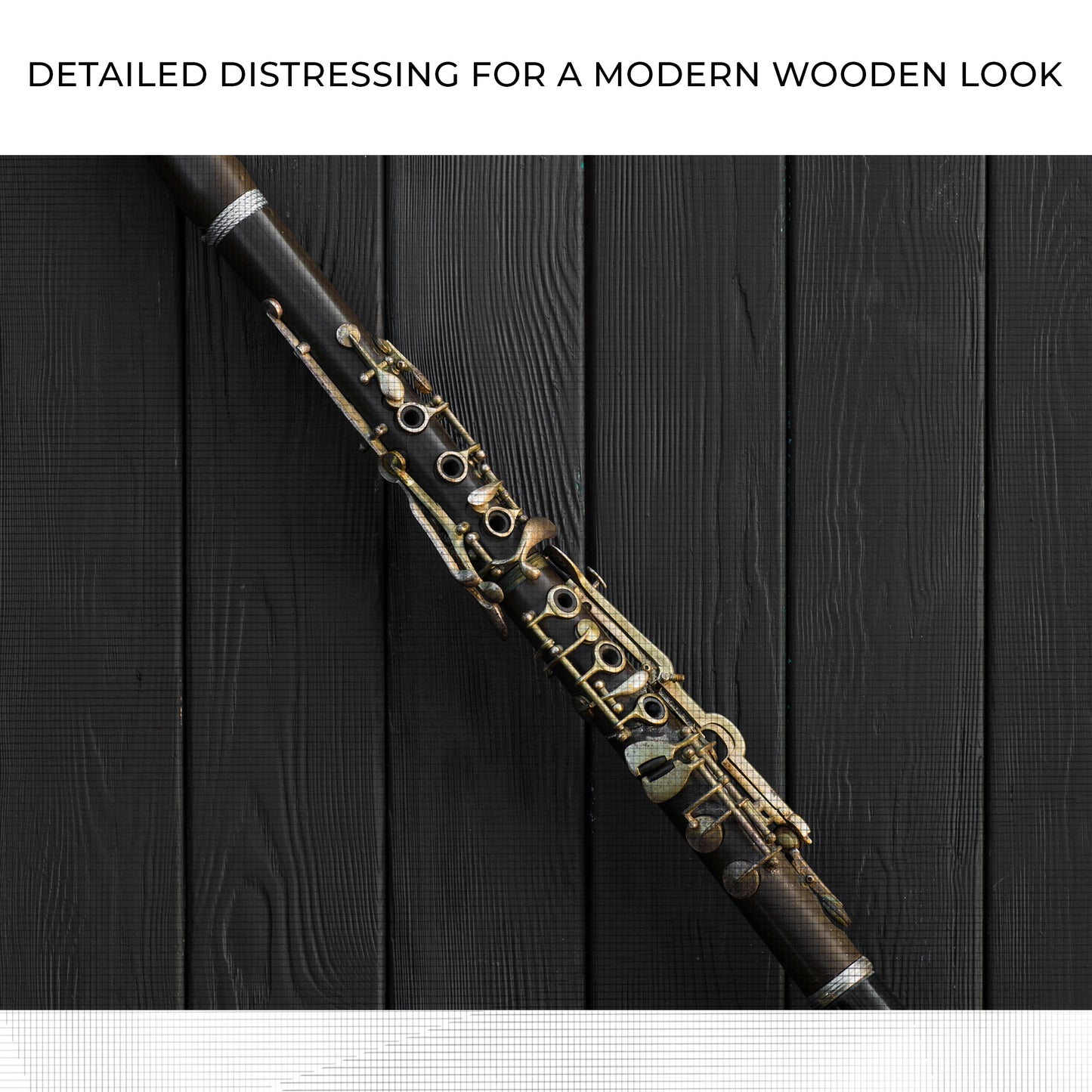 Clarinet  Modern Canvas Wall Art Zoom - Image by Tailored Canvases