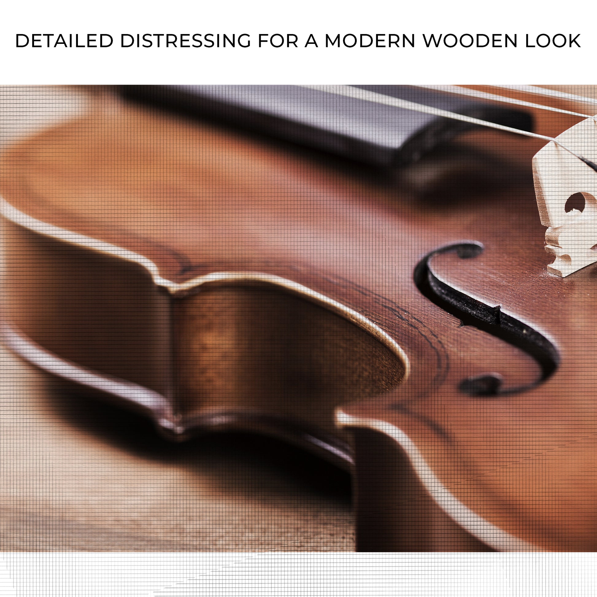 Violin Up Close Canvas Wall Art Zoom - Image by Tailored Canvases