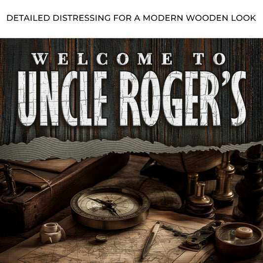 Welcome To Flea Market Sign Zoom - Image by Tailored Canvases