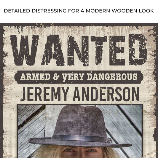 Wanted Sign III Zoom - Image by Tailored Canvases