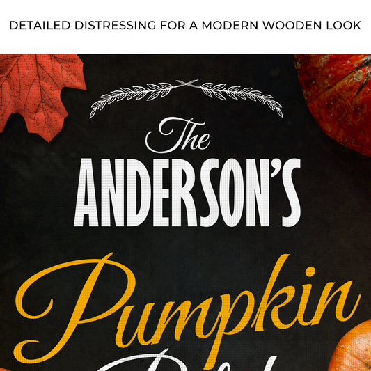 Pumpkin Patch Sign VI Zoom - Imaged by Tailored Canvases