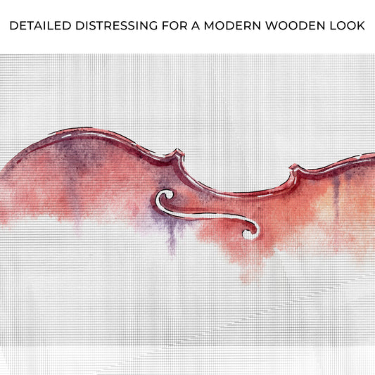 Violin Watercolor Canvas Wall Art Zoom - Image by Tailored Canvases