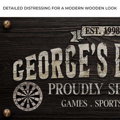 Proudly Serving Lounge Sign Zoom - Image by Tailored Canvases