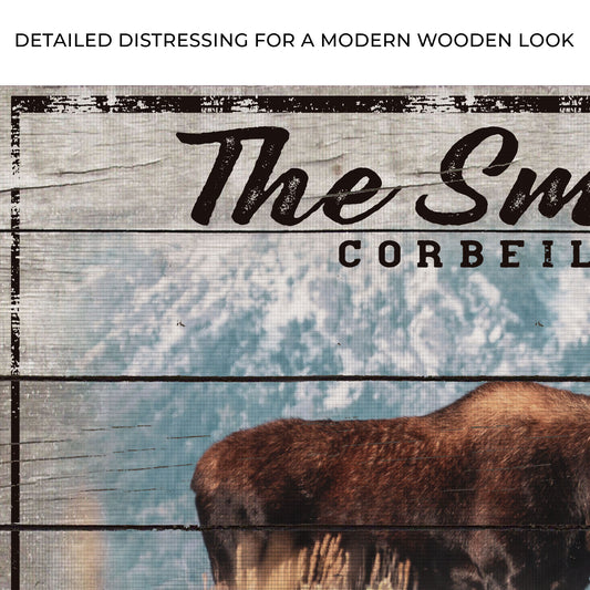 Moose Camp Sign  Zoom - Image by Tailored Canvases