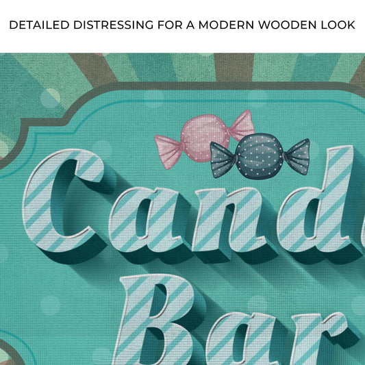 Love Is Sweet Take A Treat Candy Bar Sign II Zoom - Imaged by Tailored Canvases