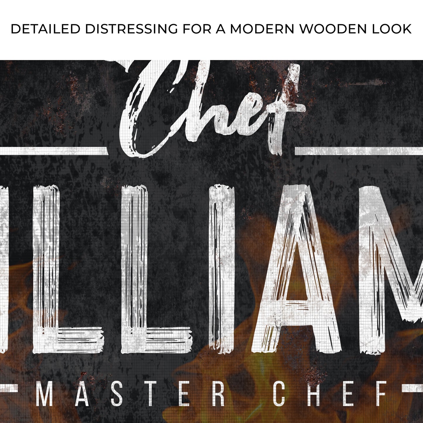 Master Chef Name Sign II  Zoom - Image by Tailored Canvases