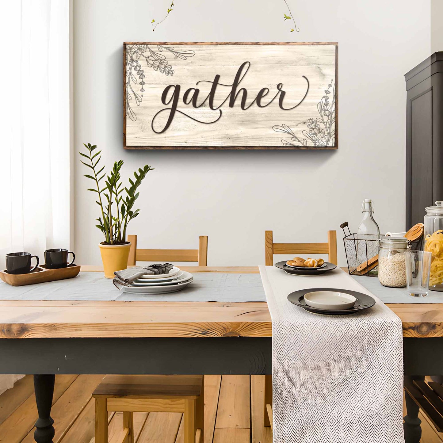 Gather Sign VIII Style 2 - Image by Tailored Canvases