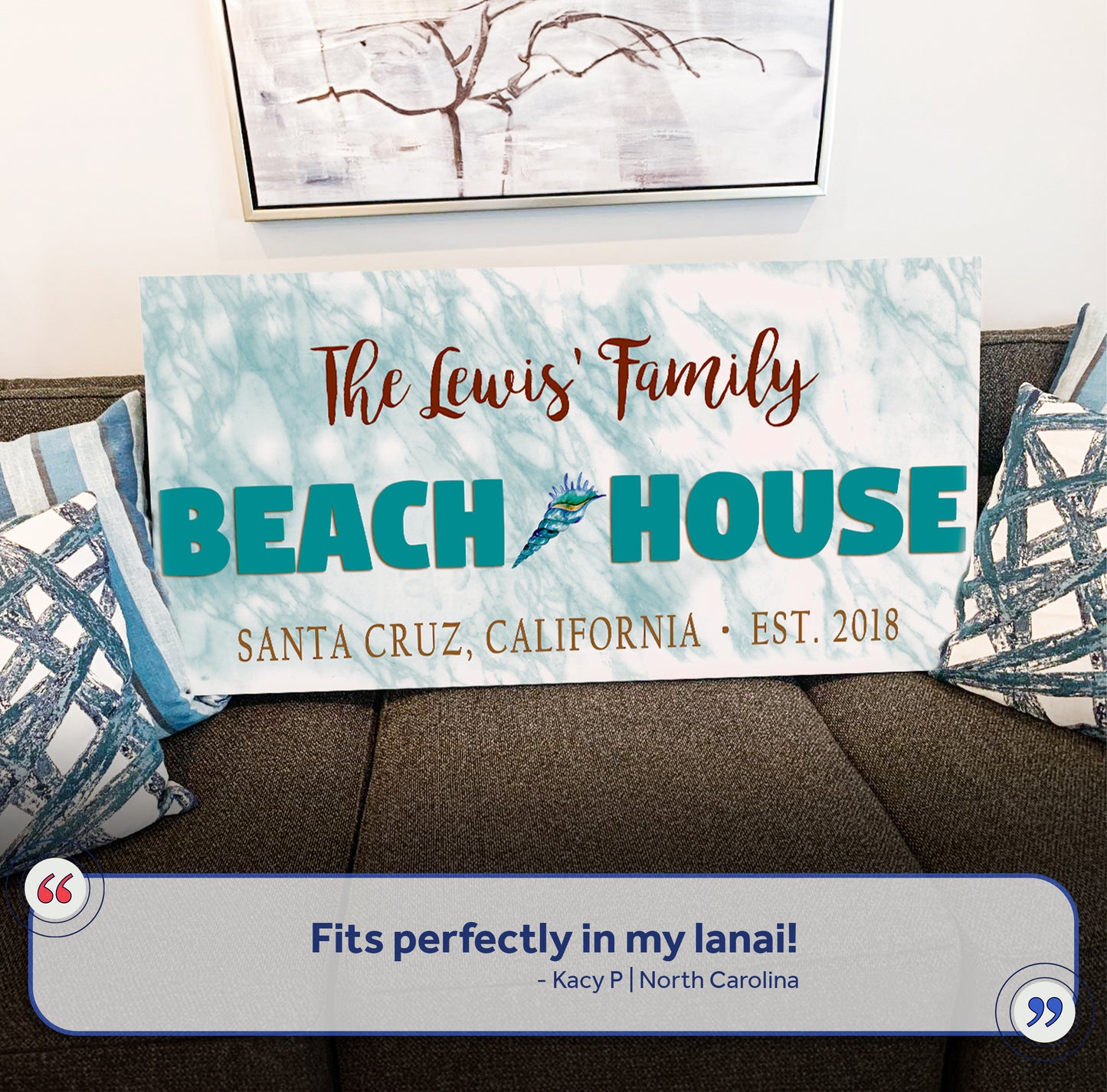 Beach House Sign II