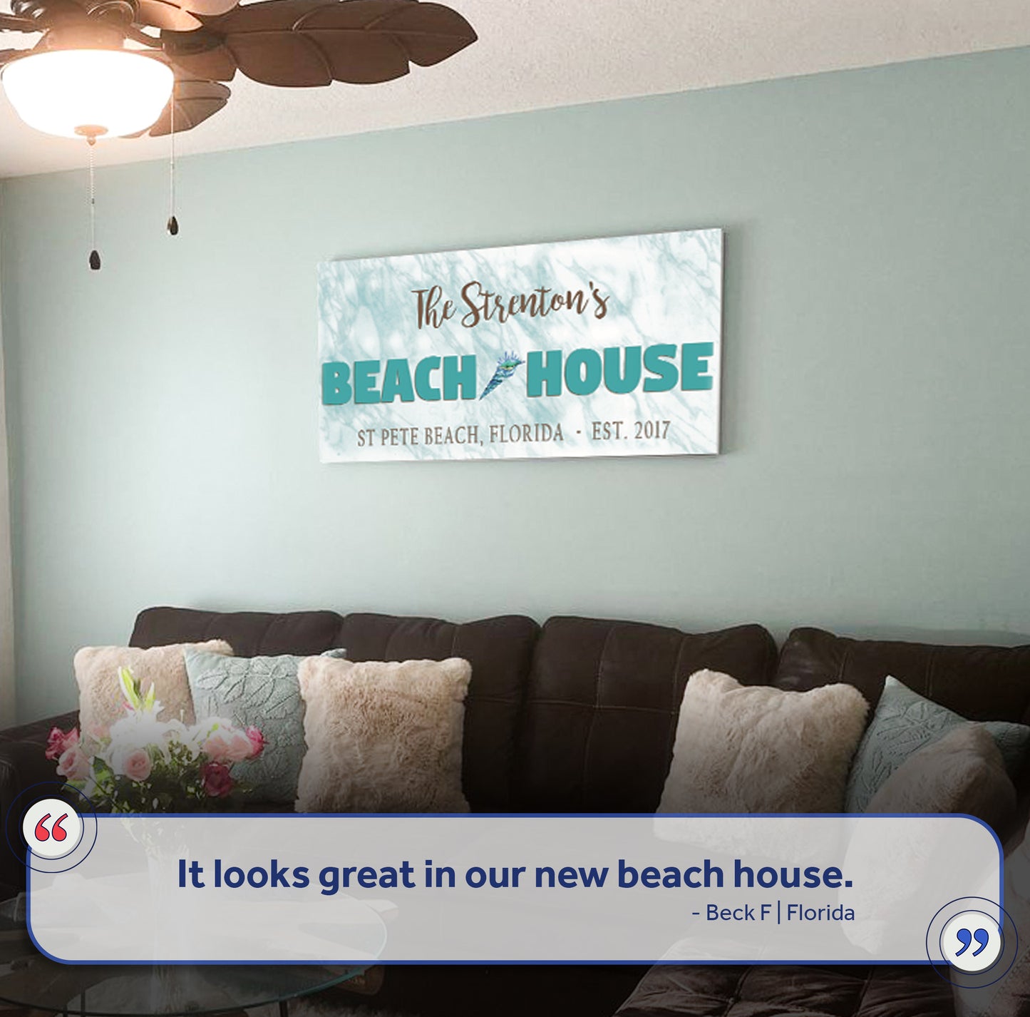 Beach House Sign II