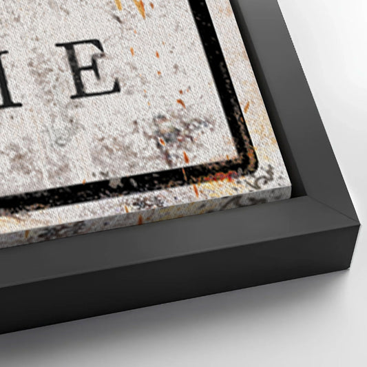 Save 33% When You Add A Frame To Your 60x30 Personalized She Shed Sign XVII Canvas Now