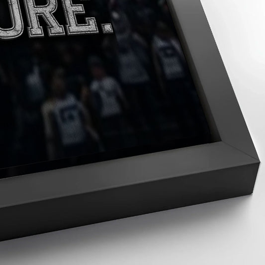 Save 33% When You Add A Frame To Your 48x24 Motivational Basketball Wall Art Canvas Now