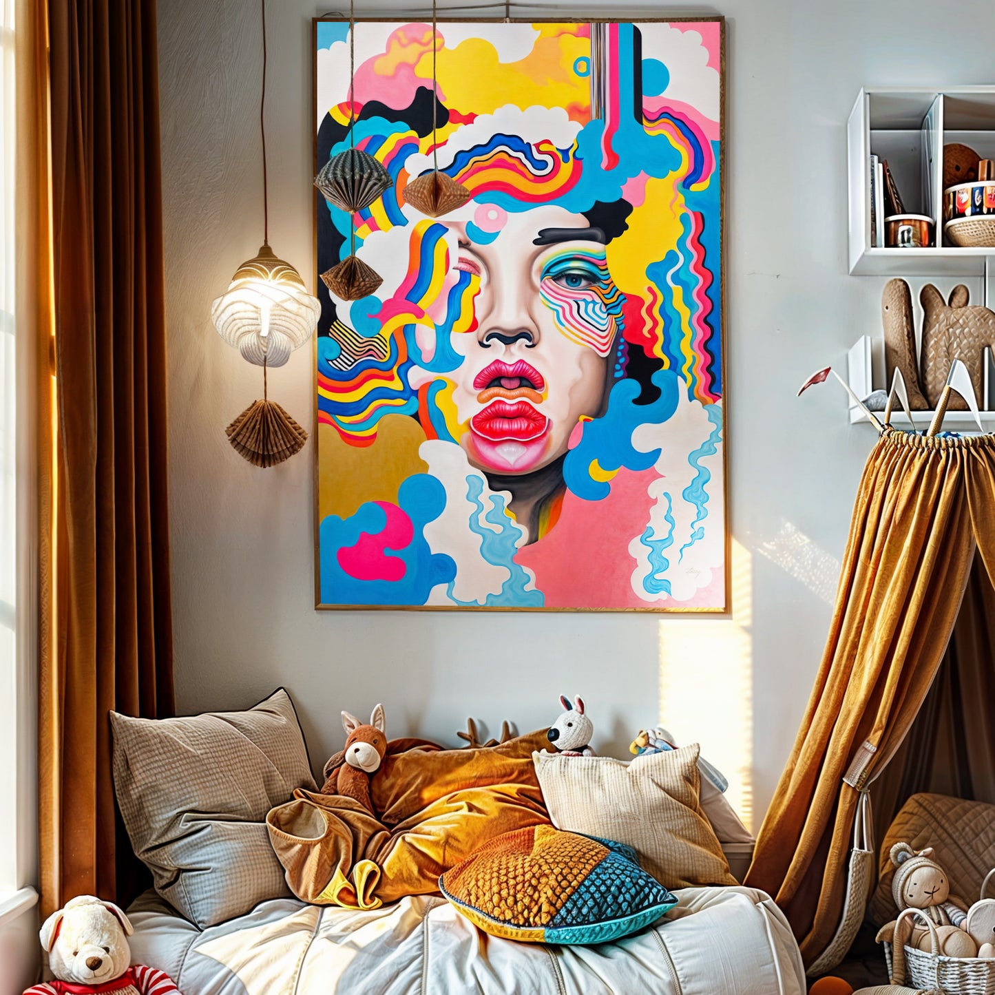 Canvas Print: "Candy Face"