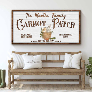 Carrot Patch Easter Sign III