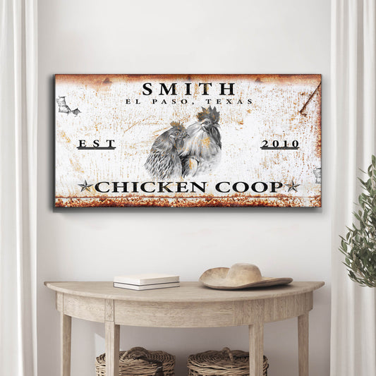 Chicken Coop Sign Style 4 - Image by Tailored Canvases