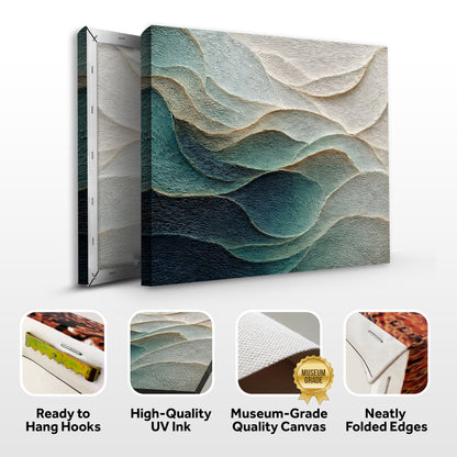 Emerald Waves Wall Art