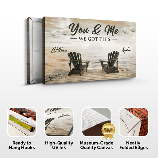 Fishing Themed We Got This Couple Sign - Image by Tailored Canvases