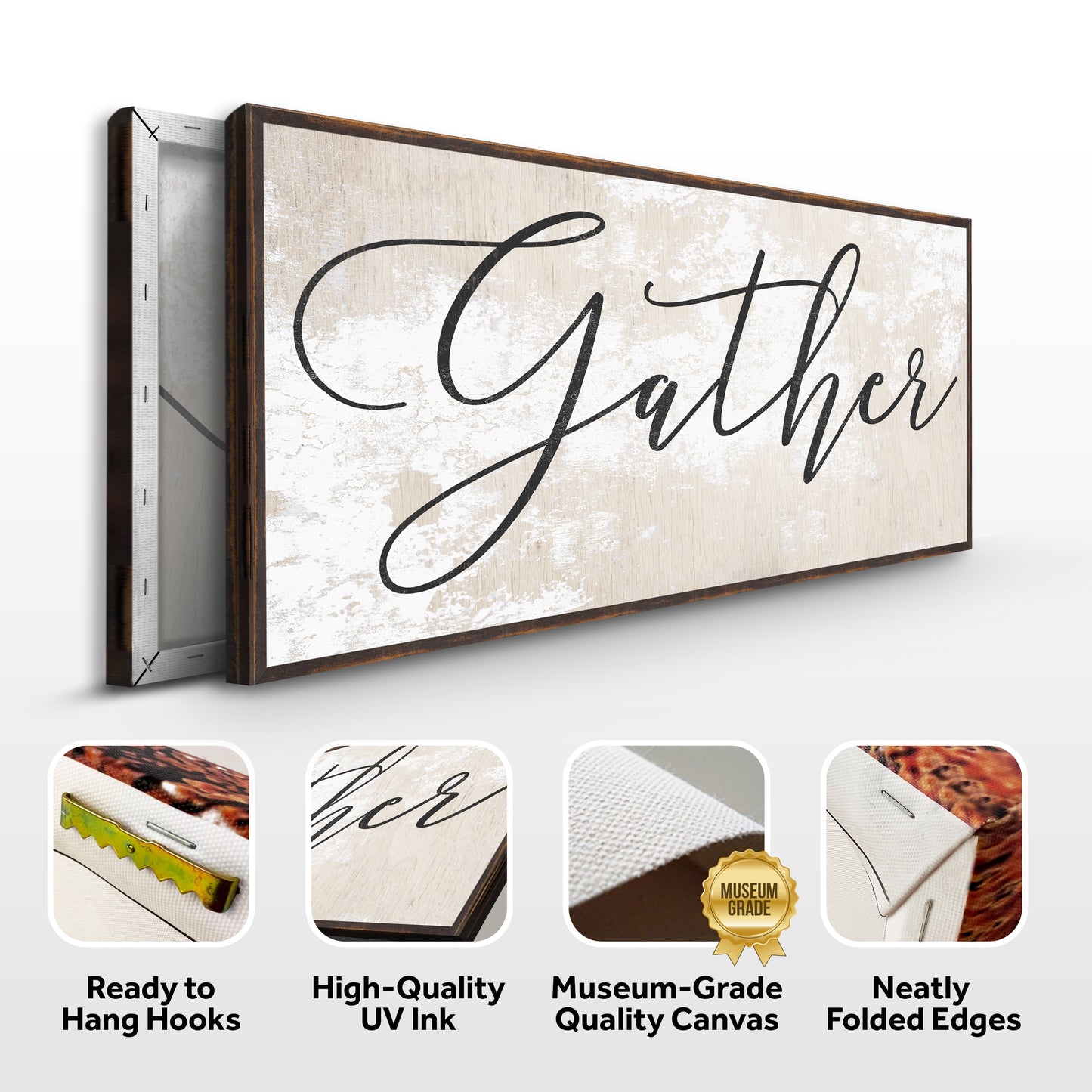 Gather Sign XII Specs - Image by Tailored Canvases