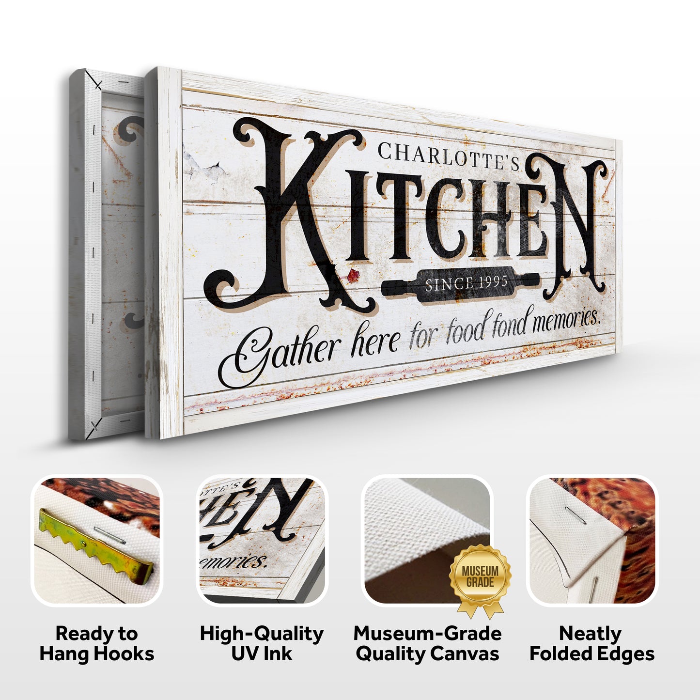 Kitchen Sign XII Specs - Image by Tailored Canvases