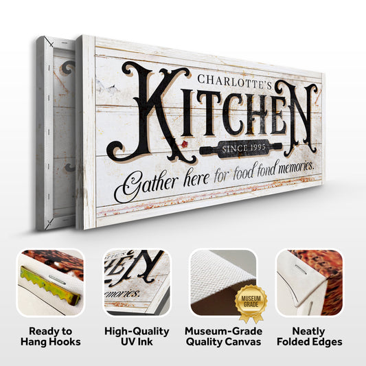 Kitchen Sign XII Specs - Image by Tailored Canvases