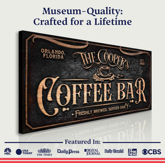 Coffee House And Donut Bar Sign II
