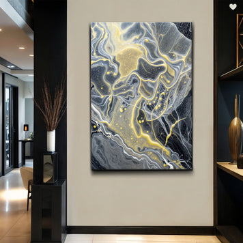 Golden Currents - Cool Wall Art